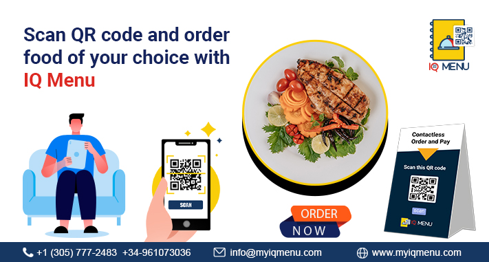QR MENU ORDERING IS NOW AVAILABLE AT IQMENU